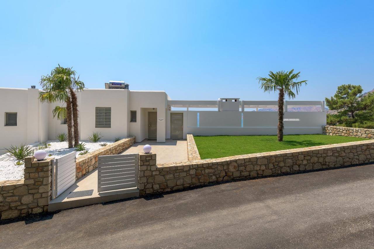 Villa Allegra with pool in Pefkos, Lindos area Pefki Exterior foto