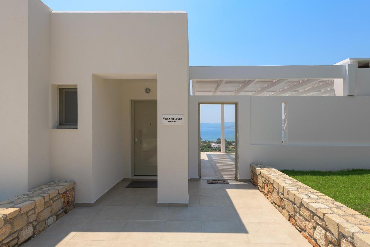 Villa Allegra with pool in Pefkos, Lindos area Pefki Exterior foto